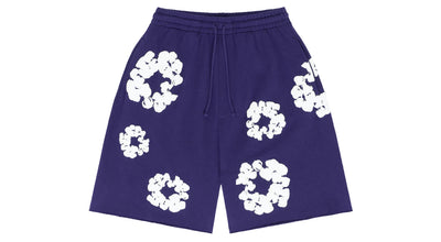 Denim Tears Cotton Wreath Shorts Purple