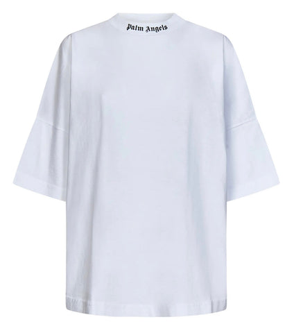 Palm Angels White Back Drop Tee